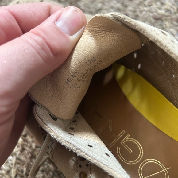 ‼️SOLD‼️Cole Haan Zerogrand Tan Suede Shoes 12 - Picture 4 of 5